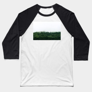 Canadian Mountain Woods in the Mist Baseball T-Shirt